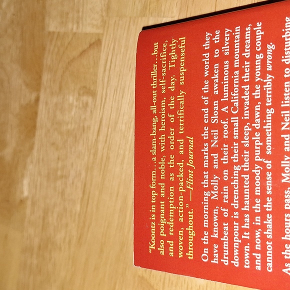 Dean Koontz The Taking Paperback Book - Picture 3 of 5